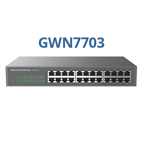 Grandstream GWN7703 24Port Gigabit Unmanaged Network Switch